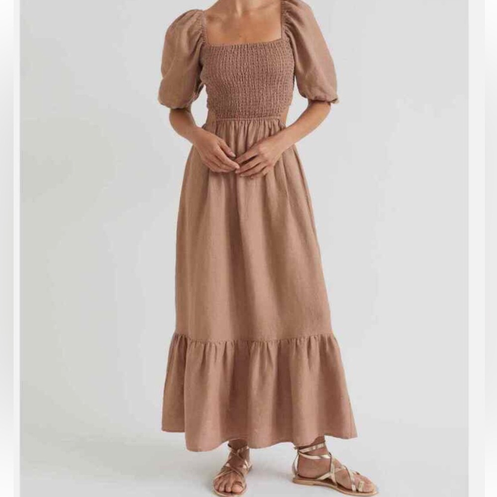 O.p.t NWT opt one pretty time Leighton Midi Dress Women’s Size L